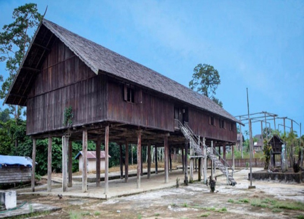 Tempat Wisata Menarik Kalteng 2023 - Rumah Longhouse Kalteng